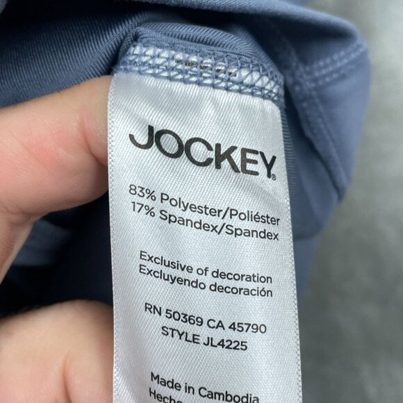 Jockey Tulip Hem Yoga Jacket XXL Fog Grey Polyester Blend Womens NWT 6505 - Picture 6 of 9